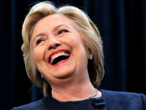 Hillary Laughing