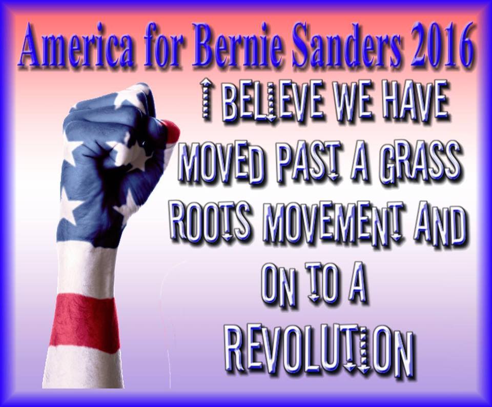 New Bernie Sanders Revolution Poster
