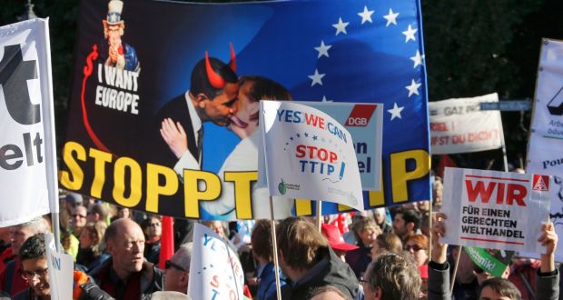 Europe TTIP Protest