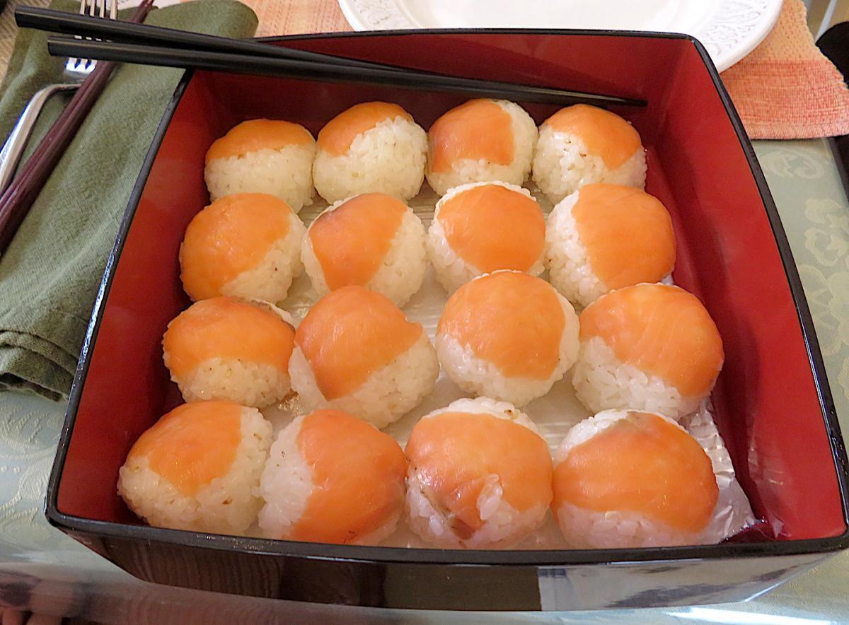 3 -  Salmon Rice Balls